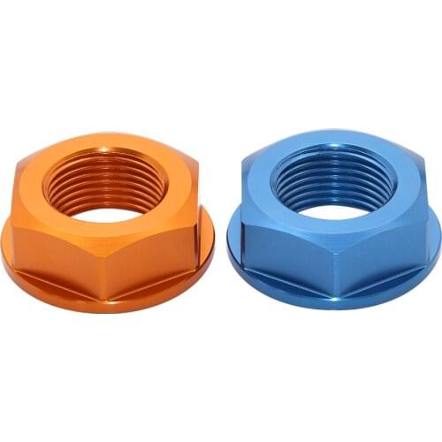 Mototcycle M20 Rear Wheel Axle Shaft Lock Nut Screw Bolt For Yamaha YZ250 WR250F YZ400 426 450F Husaberg TC85 125-450 TC KTN SX