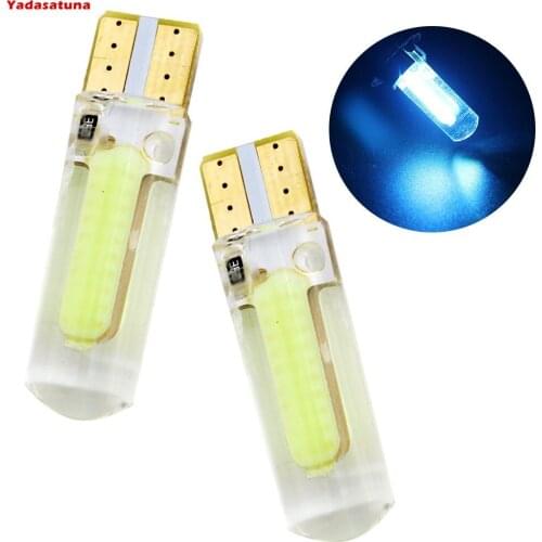 Kit 10 Lampada Pingo T10 Cob 18SMD 6W 10000k Azul/6000K Branca Torpedo Farol Frete