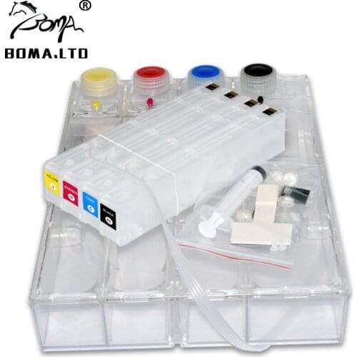 BOMA.LTD NEW Ciss System For HP 981 981XL Cartridge Reset ARC Chip For HP PageWide 586dn 556xh 586z 586f 556 586 E55650 E58650