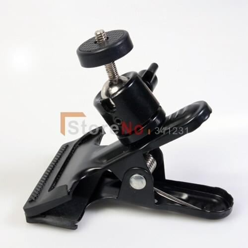 100% New studio light stand Flash holder studio light stand Clip Clamp Holder Mount for Studio Backdrop Camera