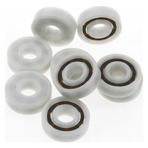 2pcs 3mm-9mm inside diameter PNY nylon engineering plastic POM bearings bass insulation bearing 9mm-28mm OD 3mm-9mm thick