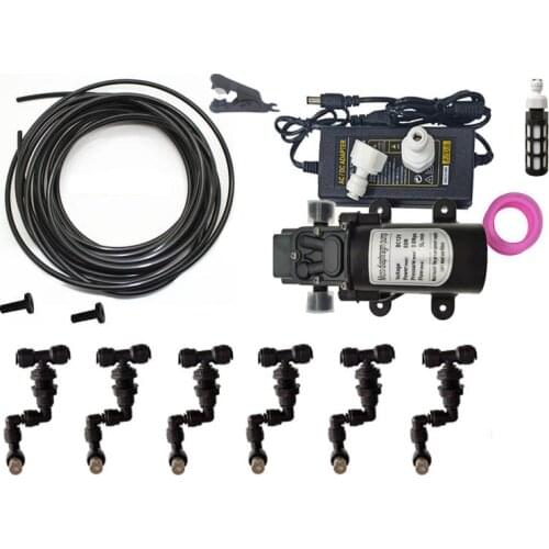 Reptiles Fogger Mist Sprinkler Rainforest Tank Pet Humidification Cooling System Reptile Pet Terrarium Misting System