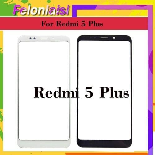 For Xiaomi Redmi 5 Plus 5Plus Touch Screen Panel Front Outer Glass Lens Redmi 5 Plus Touchscreen NO LCD Digitizer