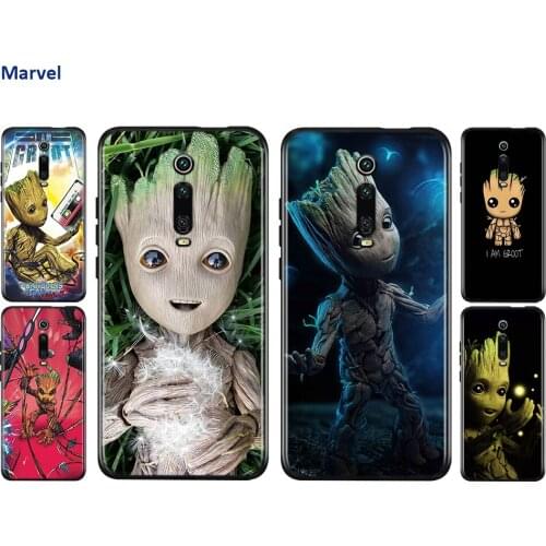 Silicone Cover Baby Groot Cutest For Xiaomi Redmi 9 9T 9C 8 7 6 Pro 9AT 9A 8A 7A 6A S2 5 5A 4X Plus Phone Case