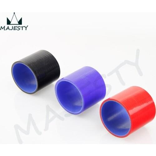 Racing Silicone Hose Straight Coupler Pipe Turbo hose Coolant Radiator Pipe 76mm 3" inch
