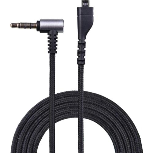 OFC 8Pin To Aux Replacement Braided Cable Extension Cord for SteelSeries Arctis 3 5 7 9X Pro Wireless Gaming Headphones Headsets