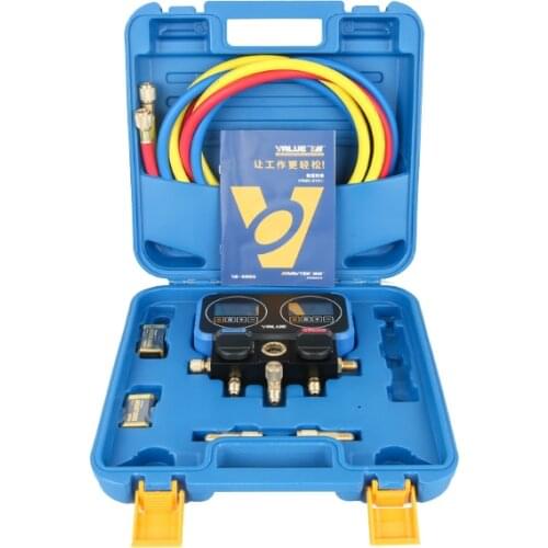 VALUE VRM2-0101i Double Precision Digital Manifold Gauge/R22/R134a/R1234yf/ R410A Manifold Gauge