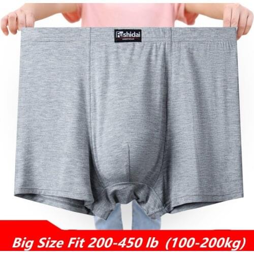 Big Size Underwear For Men Sexy Plus Underpants Modal Breathable Boys Panties Man Undies Large Boxer Briefs Oversize Male Shorts