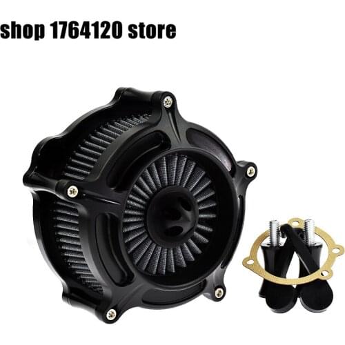 Motorcycle Turbine Spike Air Cleaner Intake Filter Gray For Harley Sportster XL 48 72 883 1200 1991-2015 2016 2017