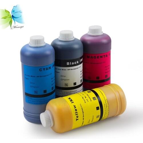 Winnerjet No clogging Pigment ink for HP 82 11 ink cartridge for HP designjet 111 printer+ free refill cartridge