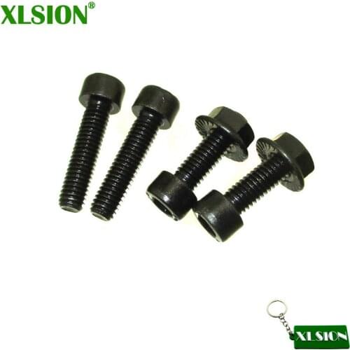 XLSION M6 x 20mm 25mm Allen Hex Socket Cap Head Screw Bolts For ATV UTV Go Kart Buggy Moped Scooter Pit Dirt Bike Motorcycle