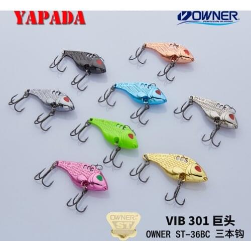 YAPADA VIB 301 Tycoon 20g/25g Treble Hook 52-55mm Feather Multicolor Zinc alloy Metal VIB Fishing Lures