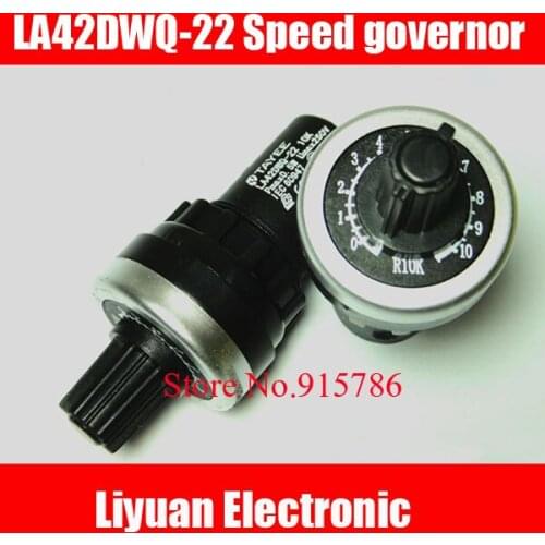 2pcs LA42DWQ-22 Speed governor / 22mm Hole Distance 1k 2k 5k 10k potentiometer drive