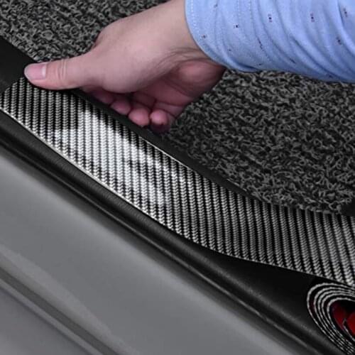 5D Carbon Fiber oor Sill Protector for DACIA SANDERO STEPWAY Dokker Logan Duster Lodgy