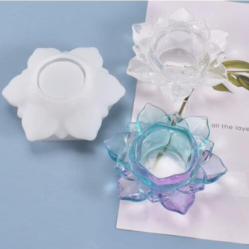 DIY Crafts Crystal Epoxy Resin Mold Flower Storage Box Casting Silicone Mould