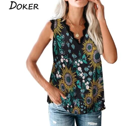 Блузки без рукавов Doker China At AliExpress