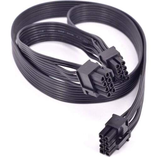 PCI-e 8Pin 1 to 2 Port 6+2pin Port Spliter Power Cable Dual PCIe 8 Pin 6Pin for Corsair AX860 AX850 AX760 AX750 Modular
