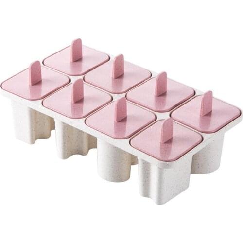 Creative Home Made Ice Box Frozen Popsicle Mold with Cover DIY Ice Cream Model Popsicle Ice Cream Quick Freezer