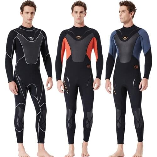 Men 3mm Neoprene Wetsuit Scuba Diving Thermal Warm Wetsuits Male Full-body Suit Snorkeling Swimming Surfing Kayaking Equipment
