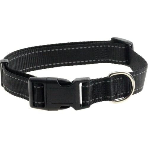 Reflective Dog Collar,12 Colors,Soft Neoprene Padded Breathable Nylon Pet Collar Adjustable for Small Medium Large Dogs