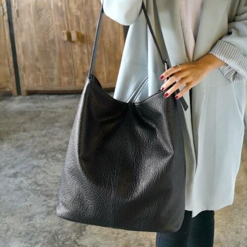 2020 New Black Hobo Bags Women Big Handbags Soft Pu Leather Shopper Bags Tote Large Capacity Casual Single Shoulder Bag Ladies