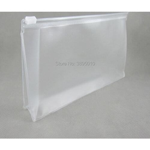 Useful Plastic PVC frosted Zipper Bag Storage Case For Makeup Cosmetic F878