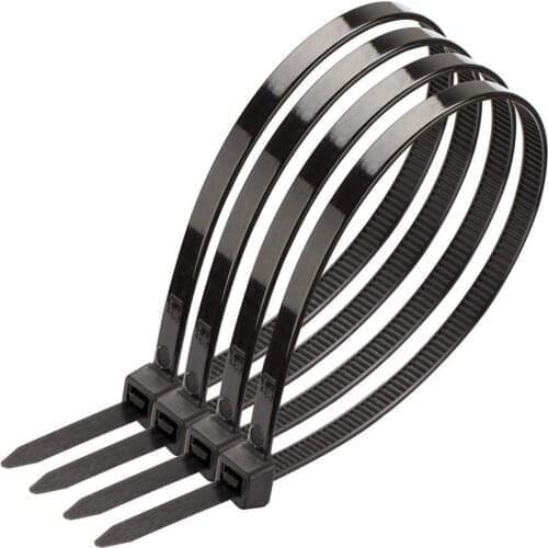 25x1200mm Self-Locking Nylon Cable Ties Fasten Loop Electrical Wire ties UV Heavy Duty Zip ties Loop Wire Wrap ZipTie10Pcs