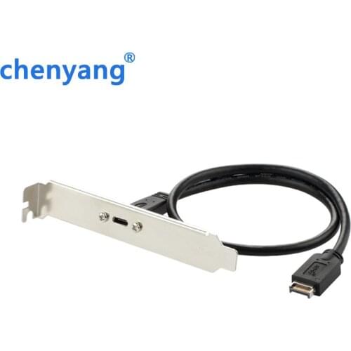 USB3.1 USB 3.1 Front Panel Header type-e Type E to USB-C Type-C C Female Extension Cable with Panel Mount Screw
