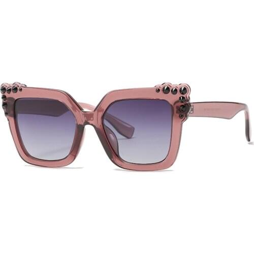 Vintage Square Sunglasses Women Fashion Goggle Steampunk Sun Glasses Female Butterfly Eyewear Big Frames Gradient Shades UV400