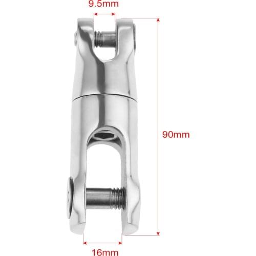 Boats Anchor Chain Connector Hinge Marine Hardware Stainless Steel Anchor 1/4 - 5/16" Chain 360 Degree Swivel Chain Connector