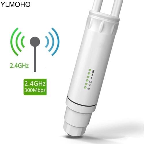 YLMOHO Outdoor 4G Wifi Router 300Mbps Wireless Repeater/Bridge Long Range Gateway Sim Slot AP 24V POE LAN&WAN Mobile Modem