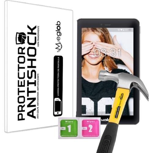 Screen protector Anti-Shock Anti-scratch Anti-Shatter compatible with Tablet Wolder miTab Connect 7