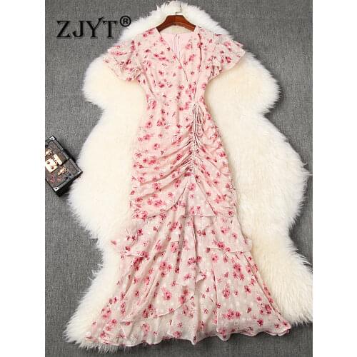 ZJYT Pink Summer Dresses