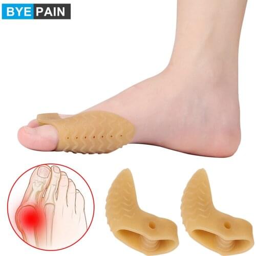 1Pair Bunion Corrector Relief Cushion Pads Guard Toe Separator Straightener Splint Protector Shield Spacer Sleeve Hallux Valgus