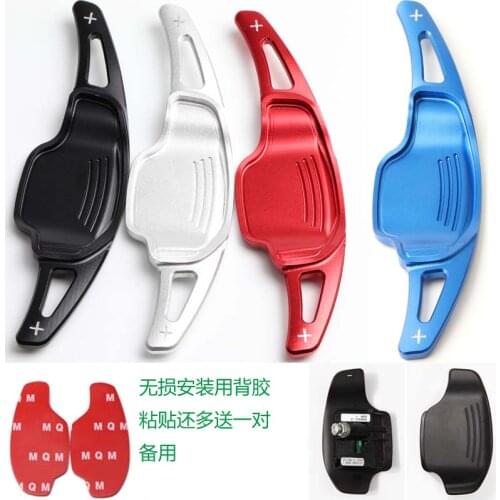 2PCS Steering Wheel DSG Shift Paddle Shifters Extension Aluminum For Chevrolet Camaro 2012-15