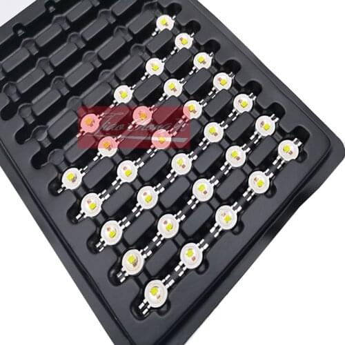 2X3W 2chip Double color Red/white High Power LED Light Emitting Diode 5-100pcs