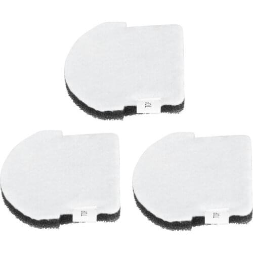 3Pcs/Set Handheld Vacuum Cleaner Filter Replacement Accessory Fit for Midea S3-L041C Vacuum Cleaner Filter Accessory