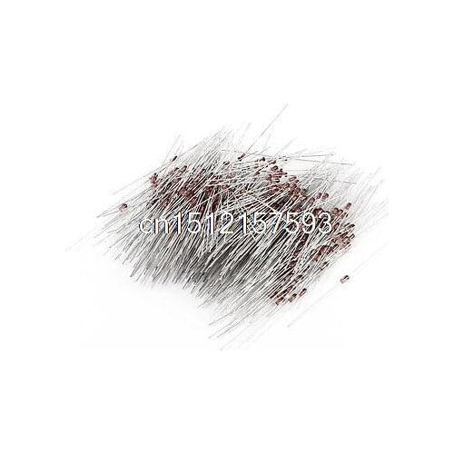 500 Pcs HZ7B3 DC 7-7.3V 1/2W Regulator Tubes Axial Zener Diodes