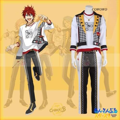 Anime! Ensemble Stars New Group Crazy:B HiMERU Amagi Rinne Oukawa Kohaku Shiina Niki Handsome Uniform Cosplay Costume Free Ship