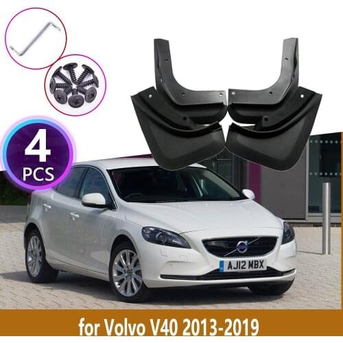 Car Mudguards for Volvo V40 2013 2014 2015 2016 2017 2018 2019 Cladding Splash Mud Flaps Mud Guard Mudflap Protect Accessories