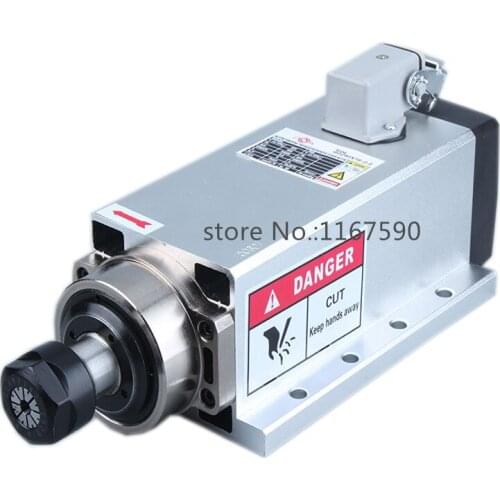 BEST 2.2KW air cooled spindle motor ER20 collect 220V 380V cnc spindle motor Engraving Machine 2200W