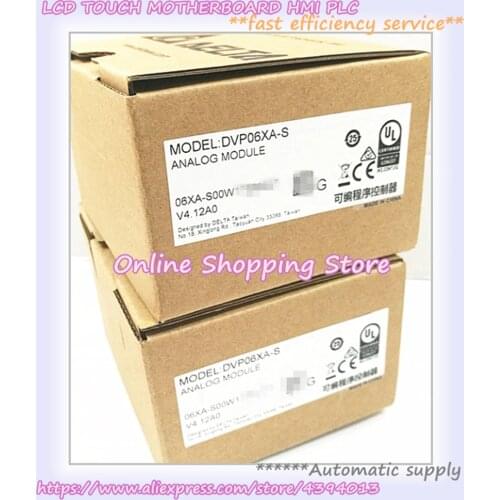 DVP04AD-S DVP06AD-S DVP02DA-S DVP04DA-S DVP06XA-S New Analog Module PLC New