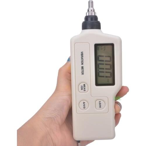Brand LCD Digital Vibration Analyzer Portable AC Output Vibration Meter Backlight Vibrometer Tester 0.1~199.9m/s2 With Box