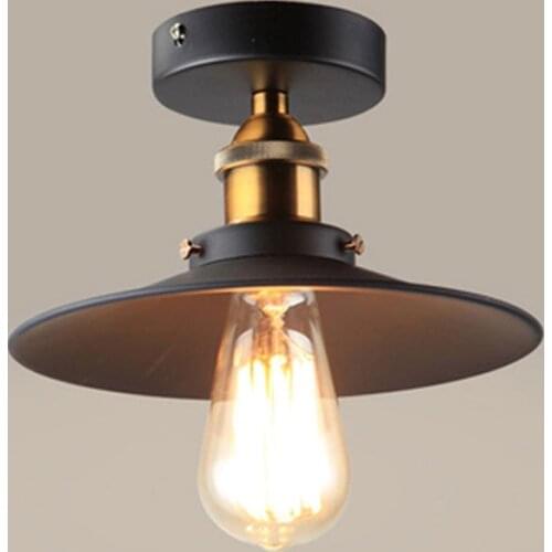 Loft Industrial Ceiling Lights Vintage Metal Led Ceiling Lighting Fixtures Kitchen Living Room Bar Cafe Hanging Lamp Home Decor