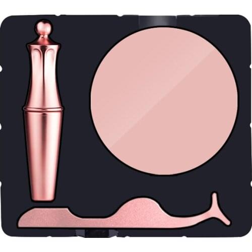 Magnetic Eyelashes & Mild and Non-irritating Magnet Eyeliner &Tweezers Set 5 Magnet Magnetic False Eyelashes For Dropshipping