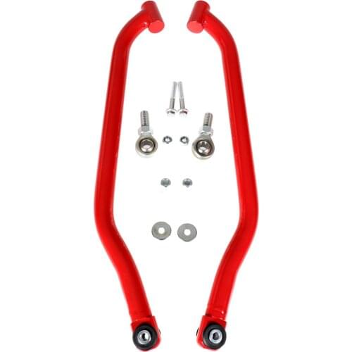 Lower Strong Chromoly Red High Max Clearance Radius Bar Kits For Polaris 14 15 16 17 RZR XP 1000 Models