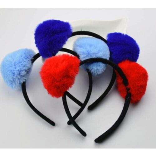 New Plush Cat Animal Ear Headband Children Adults Panda Ears Hairband Hair Accessory Halloween Party Favor