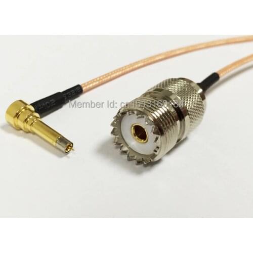 New Wireless Modem Wire UHF Female Jack To MS156 Right Angle Connector RG316 Cable Pigtail 15CM 6"