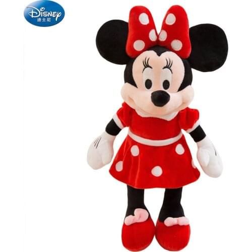 50cm /70 cm Mickey Mouse girls plush toys DISNEY cute pink minnie Mouse Cartoon boy dolls Kids Birthday Gift