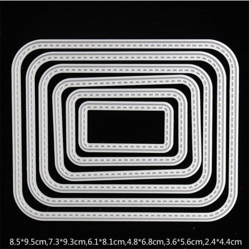 Frames Metal Cutting Dies Stencils for DIY Scrapbooking/photo album Decorative Embossing DIY Paper Card